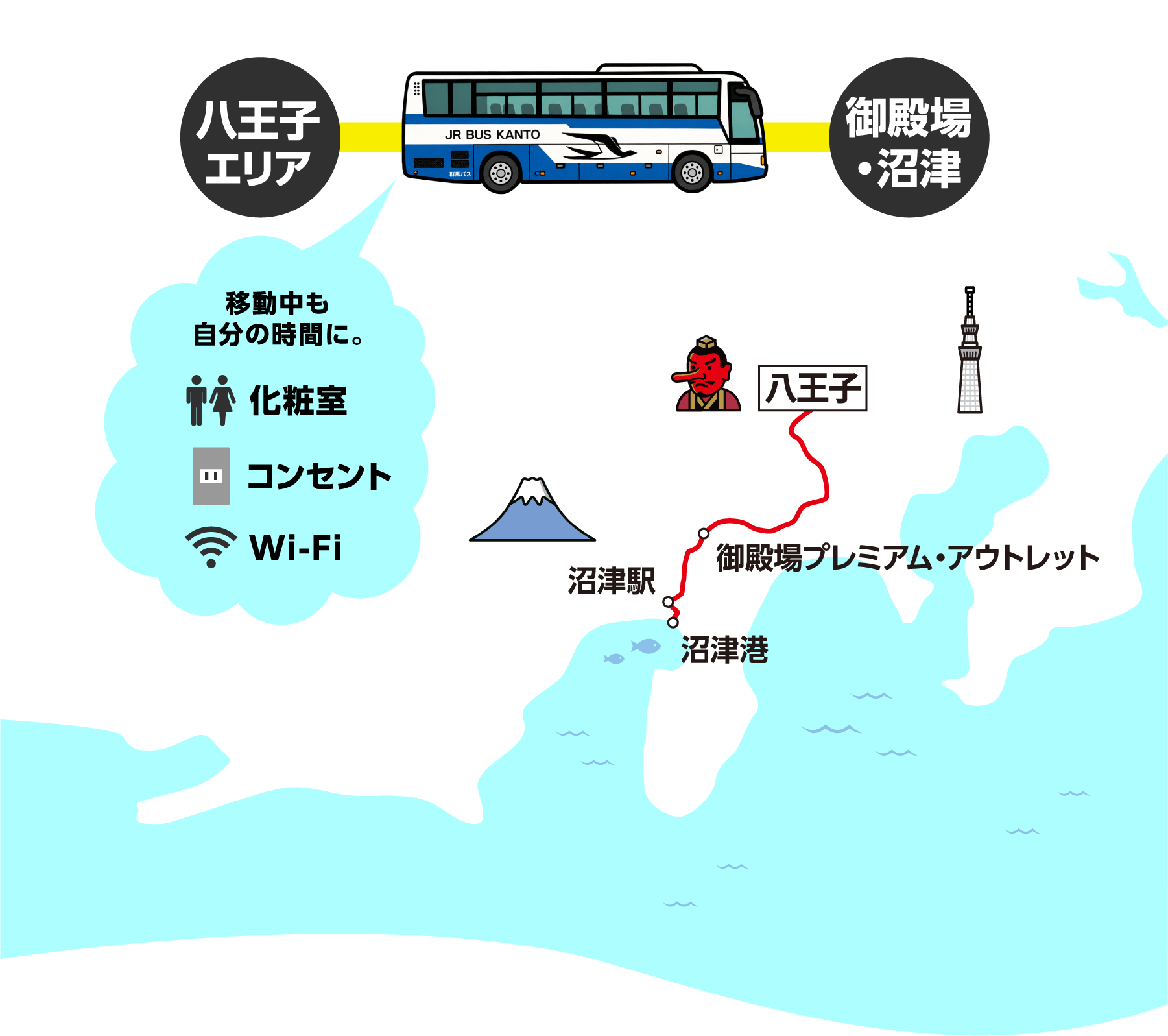 移動中も自分の時間に。