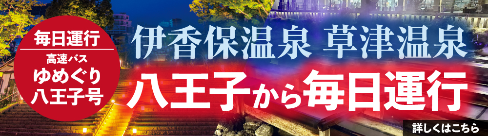 高速バス 湯めぐり八王子号